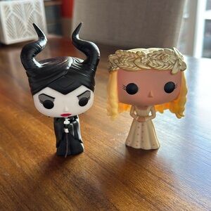 Funko Pop Disney Maleficent #77 and Aurora #78